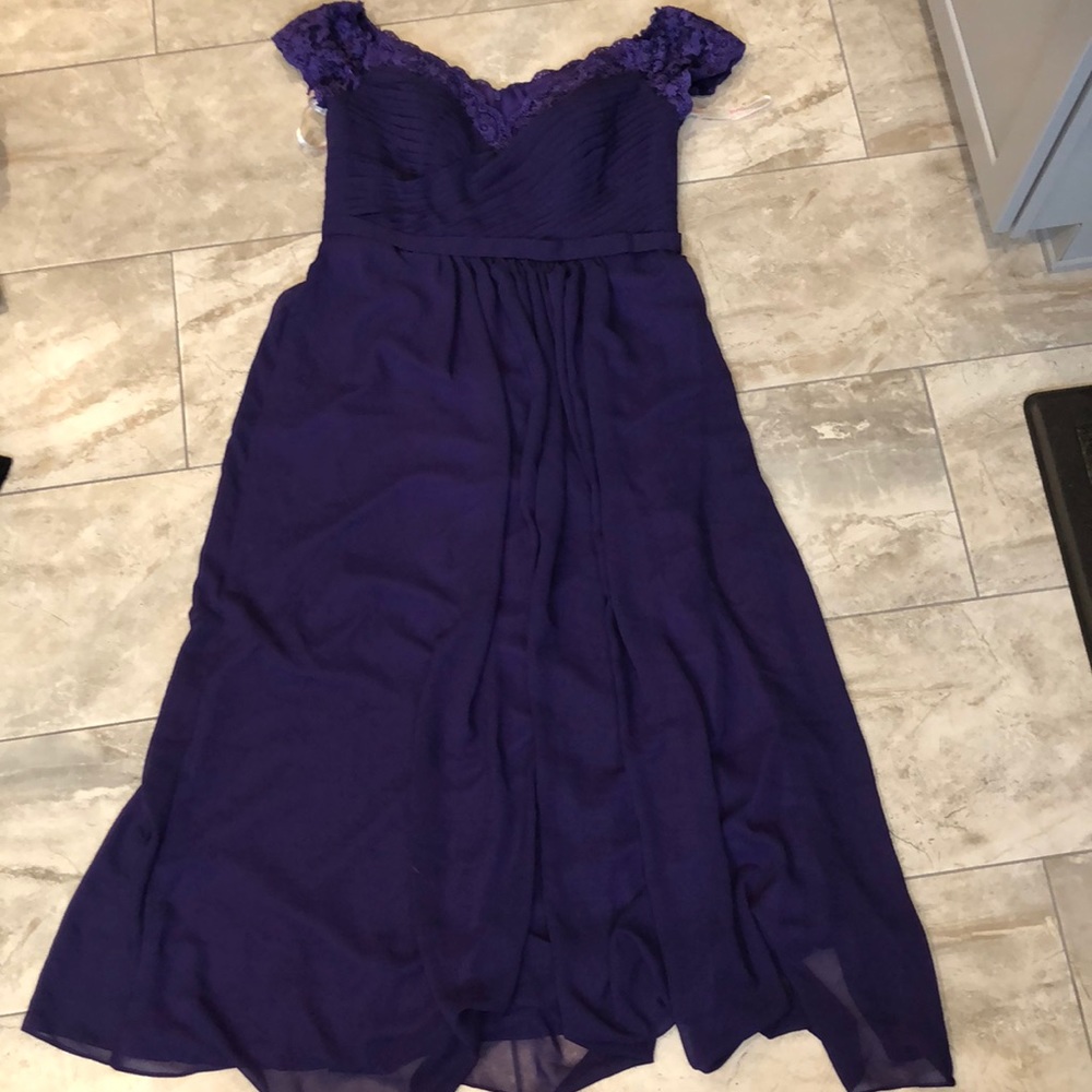 Purple Full Length Dress